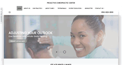 Desktop Screenshot of proactivechirowellness.com